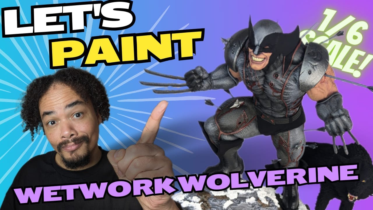 Let's Paint Black Ops Wolverine from SuperShark | episode 56