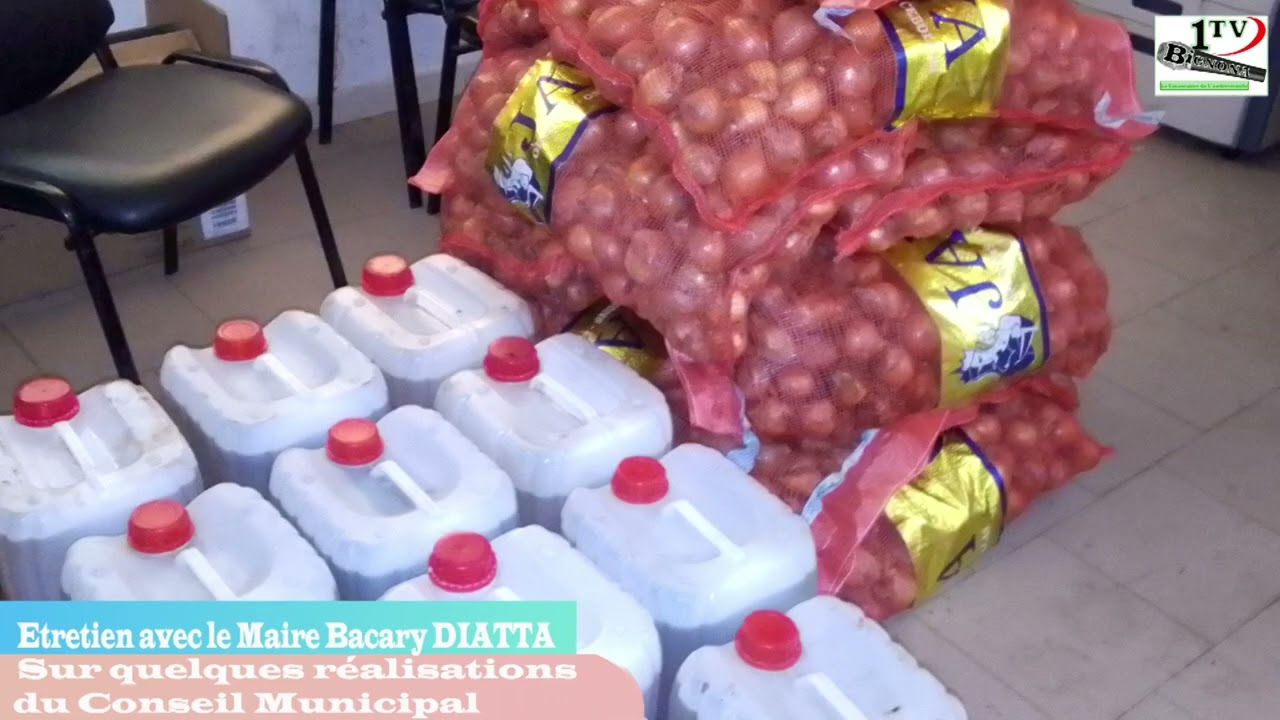 ENTRETIEN AVEC LE MAIRE BACARY DIATTA SUR QUELQUE REALISATION DU COSEIL MUNICIPAL