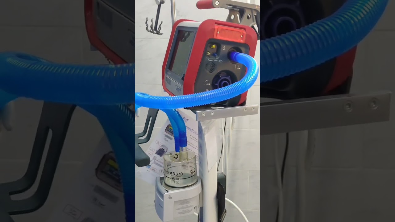 شرح كيفيه توصيل وصلات جهاز التنفس الصناعي