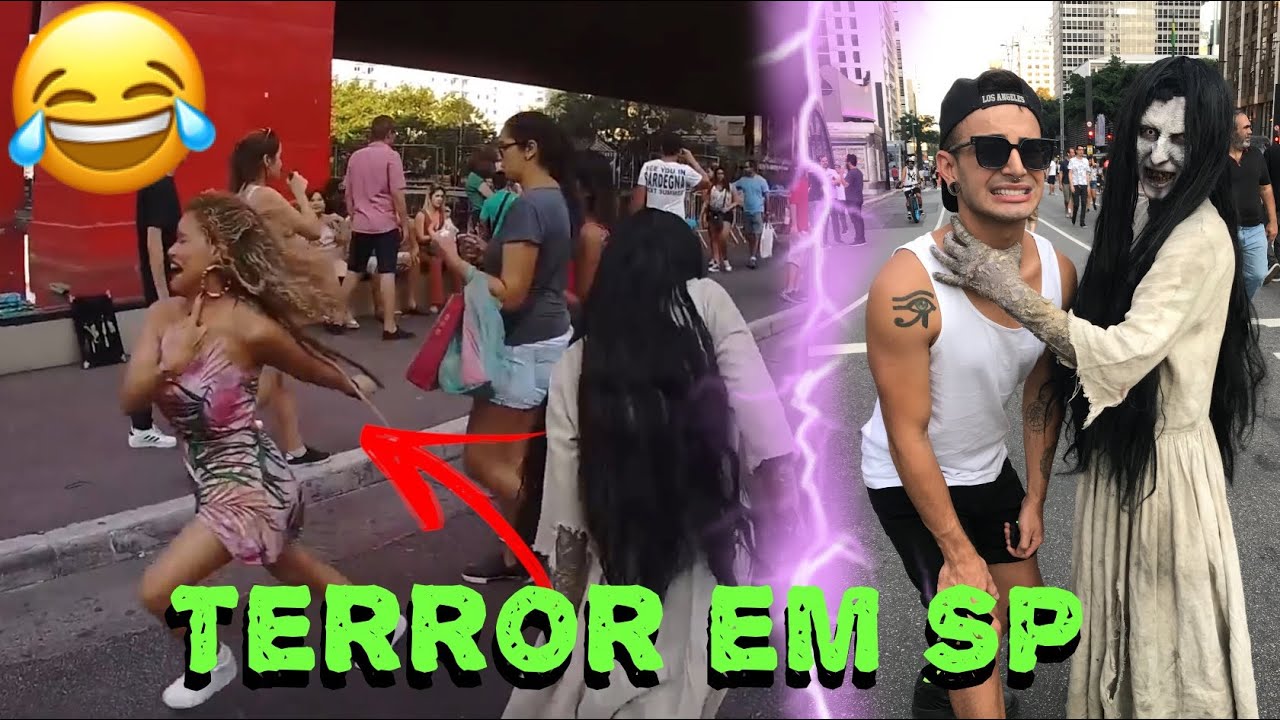 SAI COM A SAMARA NAS RUAS DE SP E SAIRAM CORRENDO| Victor Nogueira