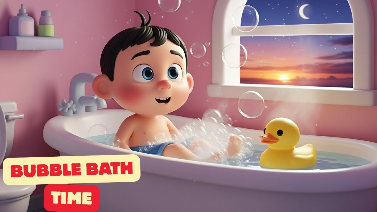 Bath Song I Bath time I  🛁✨ Bubble Bath Lullaby | Bath Time Song for Babies & Toddlers ✨🛁