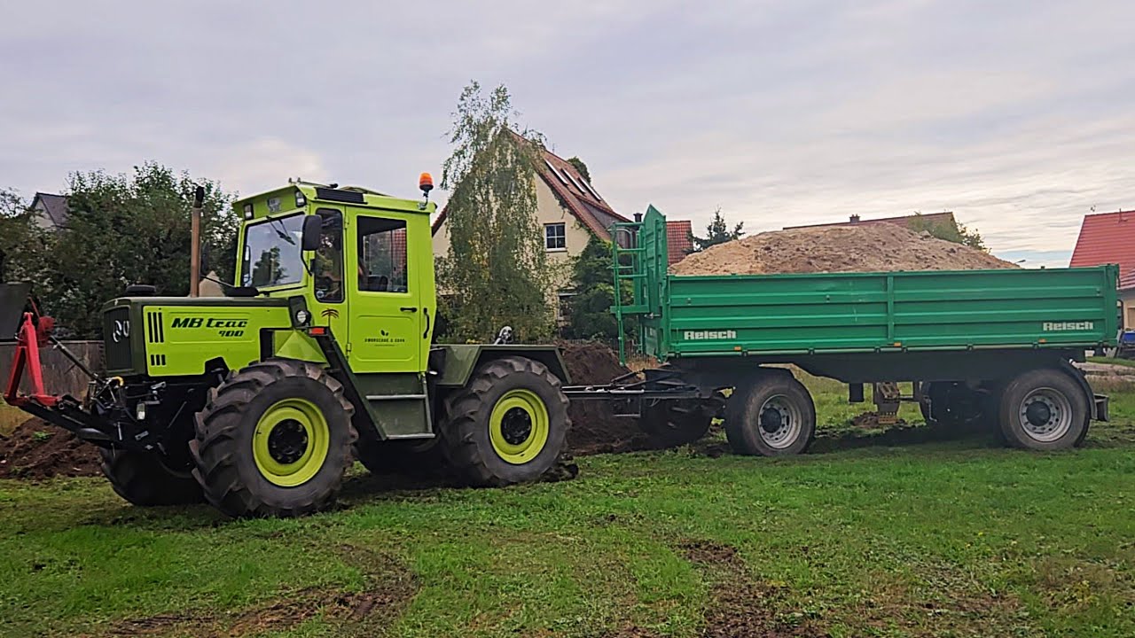 Ich habe den MB-trac festgefahren! ... MB-trac 900 und Faun 11t-Monster im Einsatz