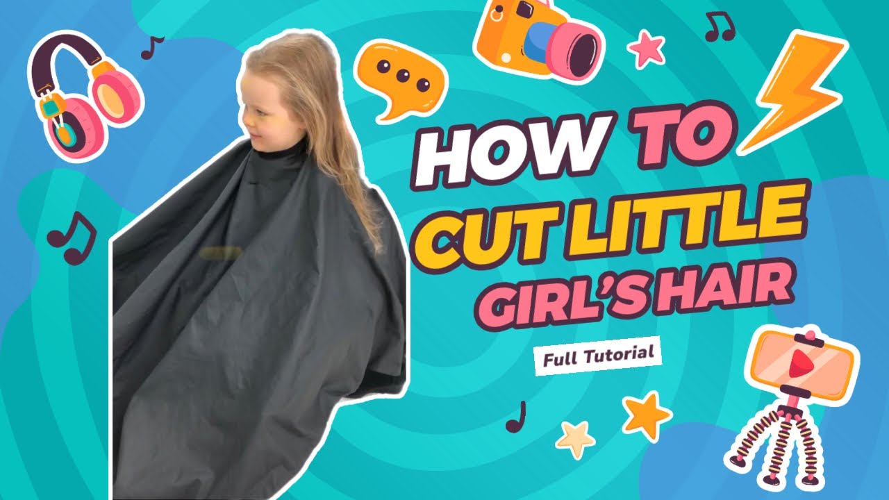 Freya’s First Haircut / How to cut little girl’s hair Full Tutorial