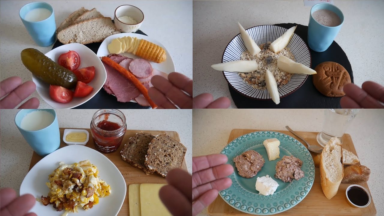 ASMR Eating Sounds &ndash; European Breakfast &ndash; Best Of MrBartush