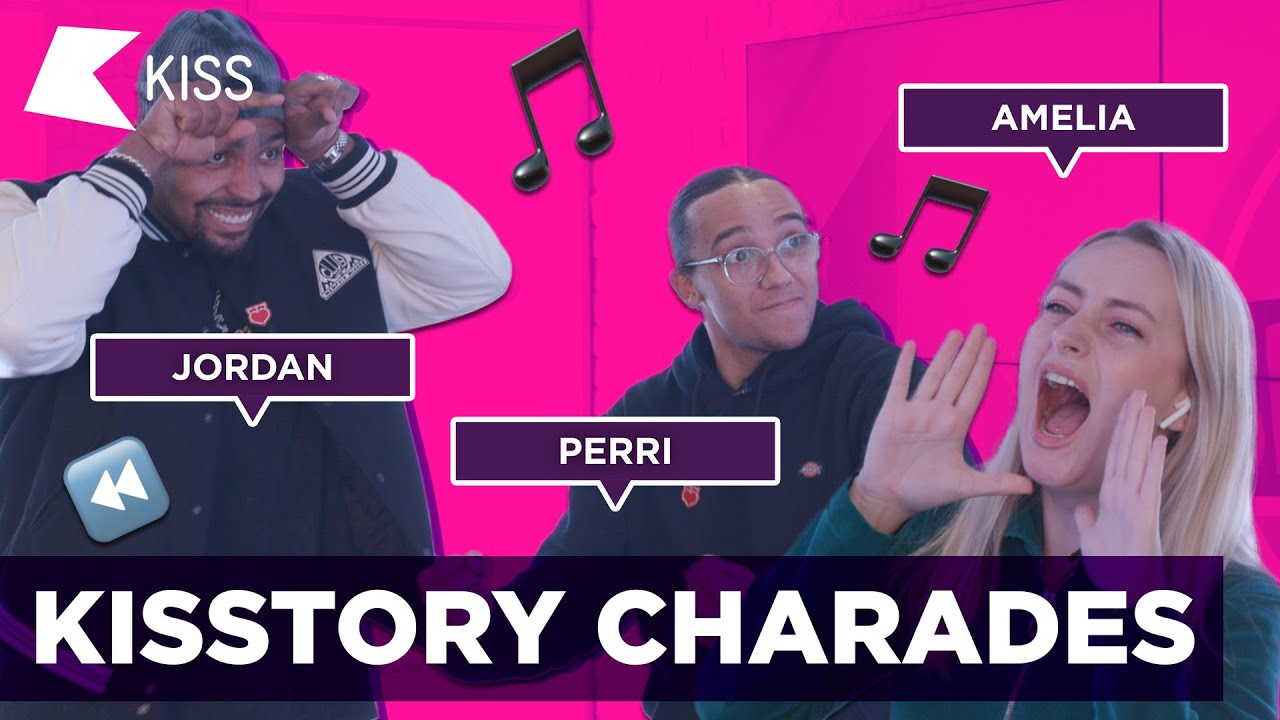 KISSTORY Charades - Amelia Dimoldenberg, Jordan Banjo & Perri Kiely 😂