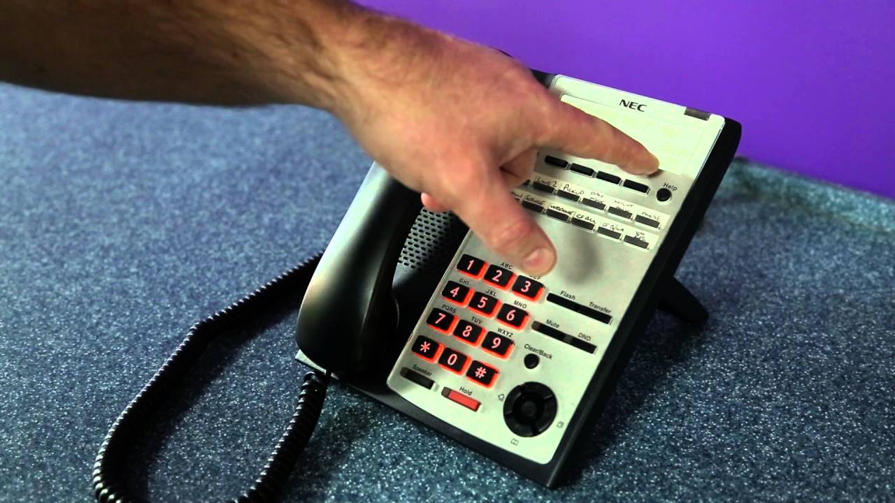 NEC Handset Introduction - Telesis Tutorials