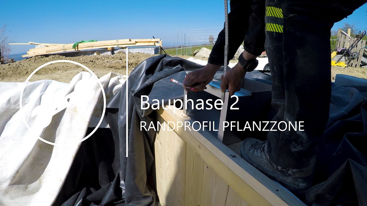 Bauphase 2 · Randprofil Pflanzzone