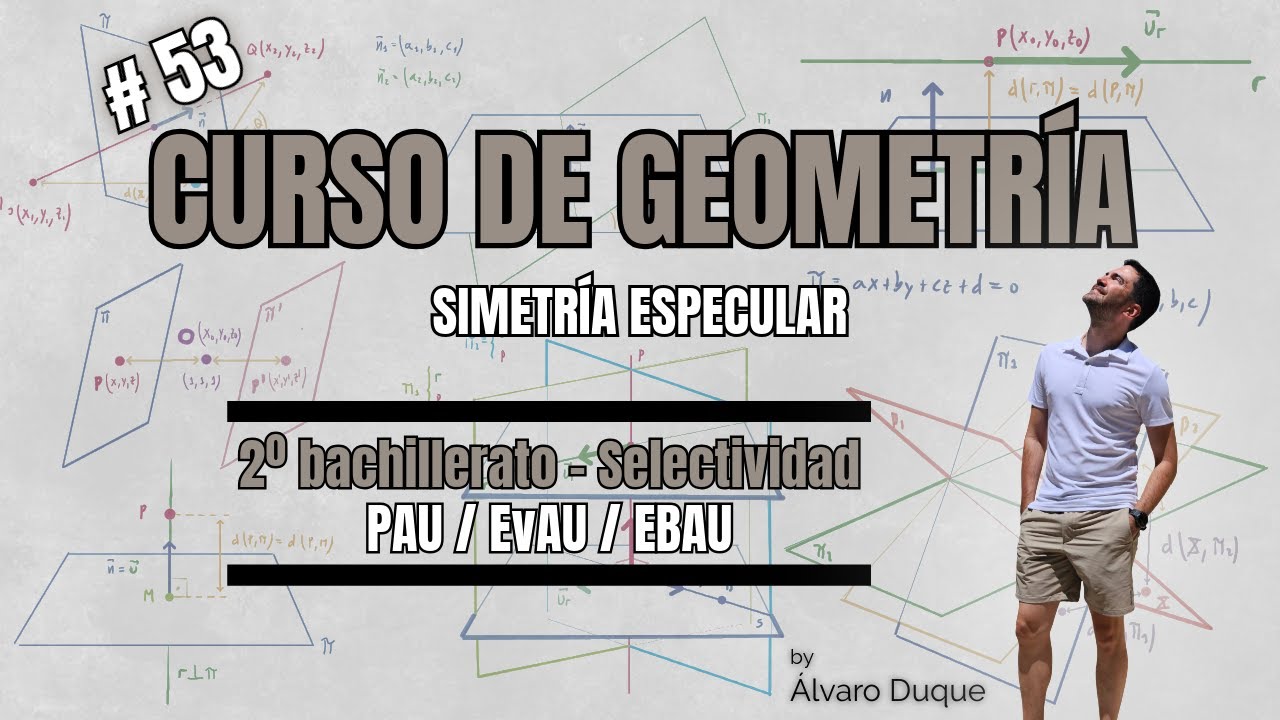 Geometría 2º Bachillerato – #53 | Simetría especular (Selectividad / PAU / EBAU)