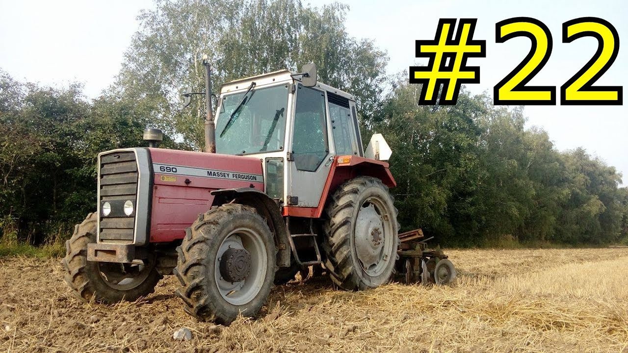 #22 Massey Ferguson 690 Talerzowanie Oczami Krzemyka
