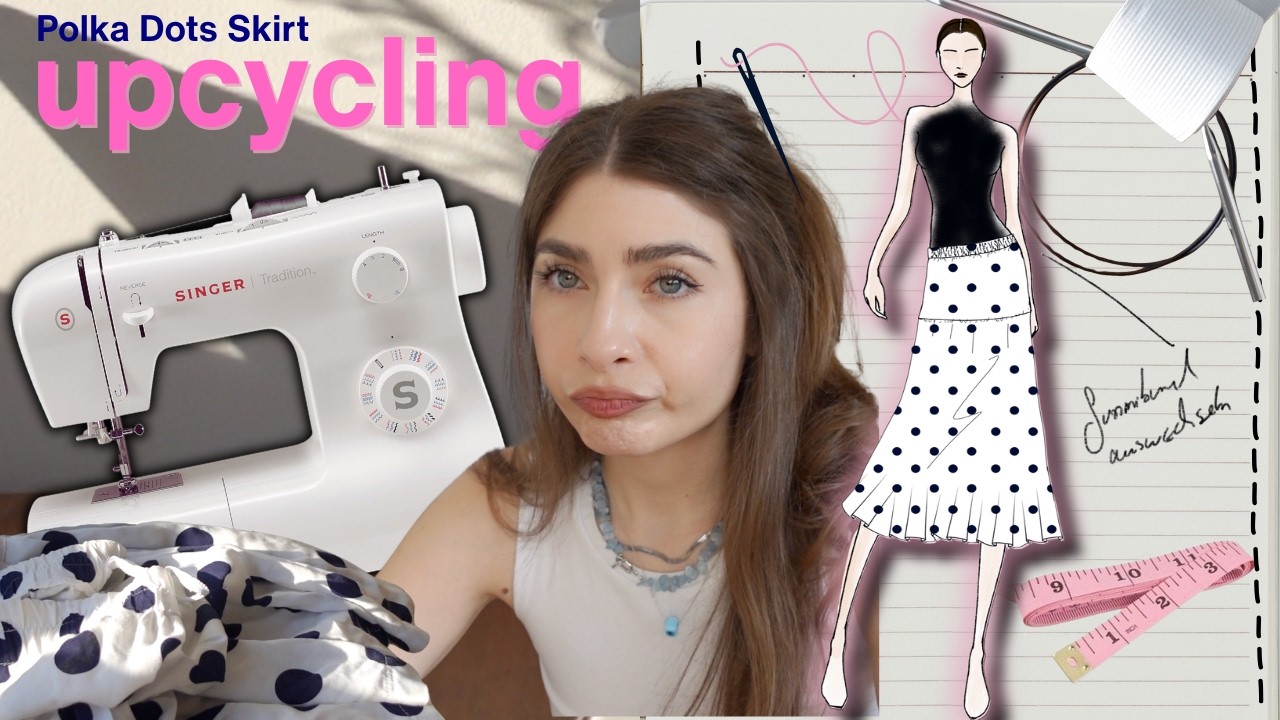 Polka Dot Rock Upcycling | Ein Tag im Leben einer arbeitslosen Designerin