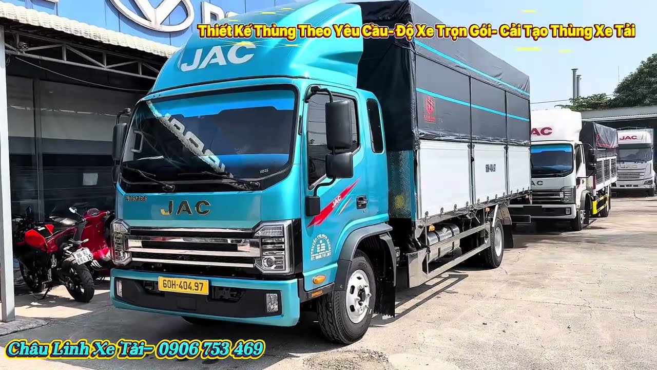 Xe Tải JAC N750E5 Thùng Nhôm Inox 2026- Tải 7T3 Thùng Dài 6m2- Lăn Bánh 685Tr