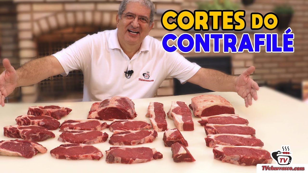 Cortes do Contrafilé - Curso Açougueiro Amador AULA 1 - Tv Churrasco