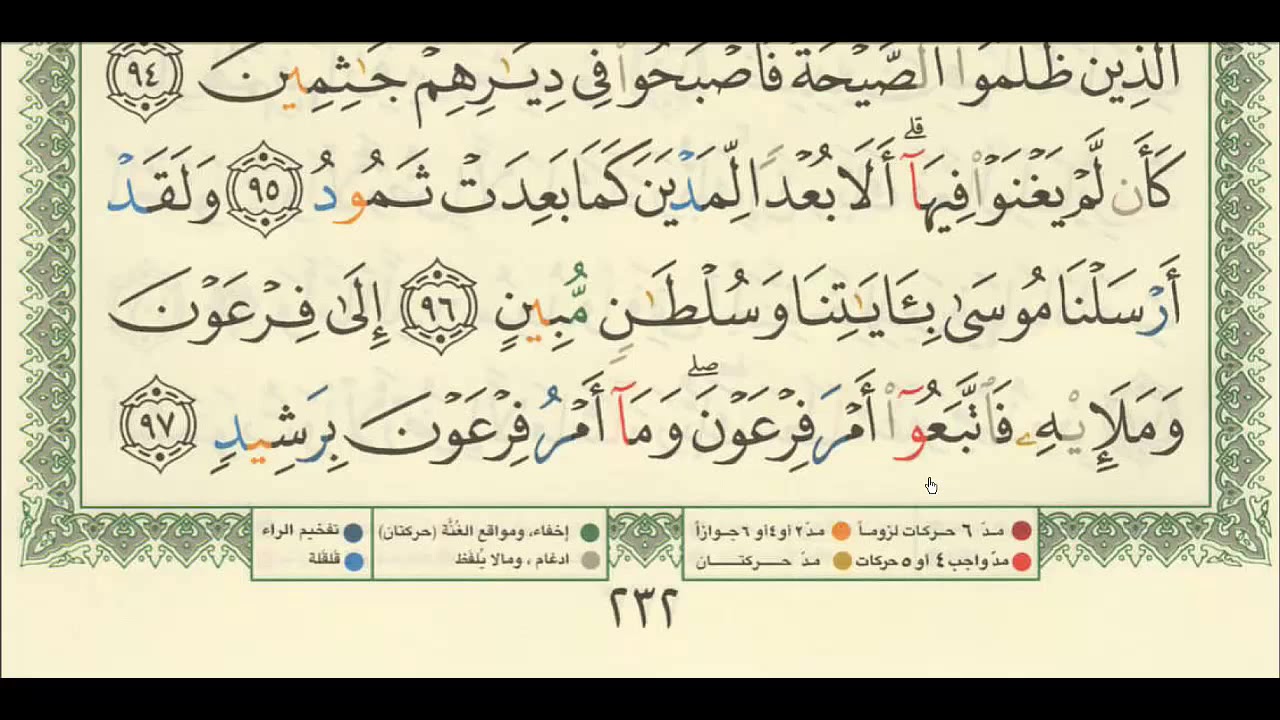 شرح + تفسير - لسورة هود من آية ( ٩٧ ) إلى آية ( ١٠٨ ) - للشيخ : فهد العمار .