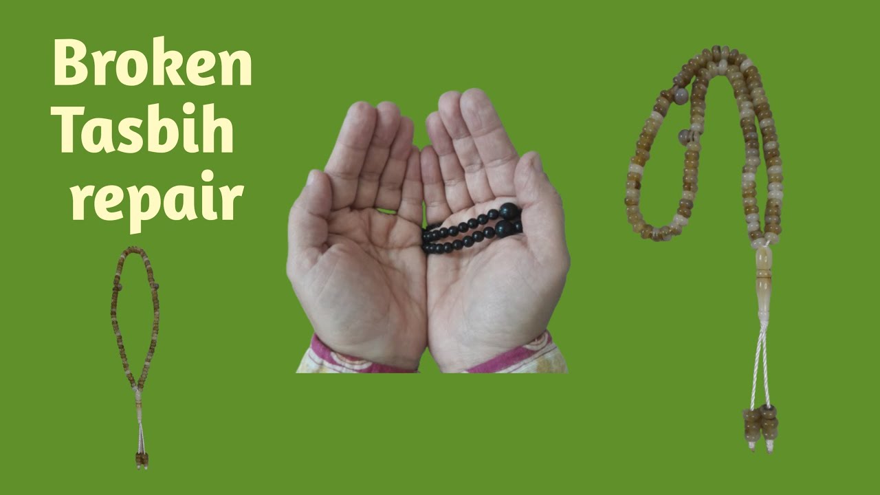 How to Fix a Broken Tasbih at Home | Easy Broken Tasbeeh Repair Guide