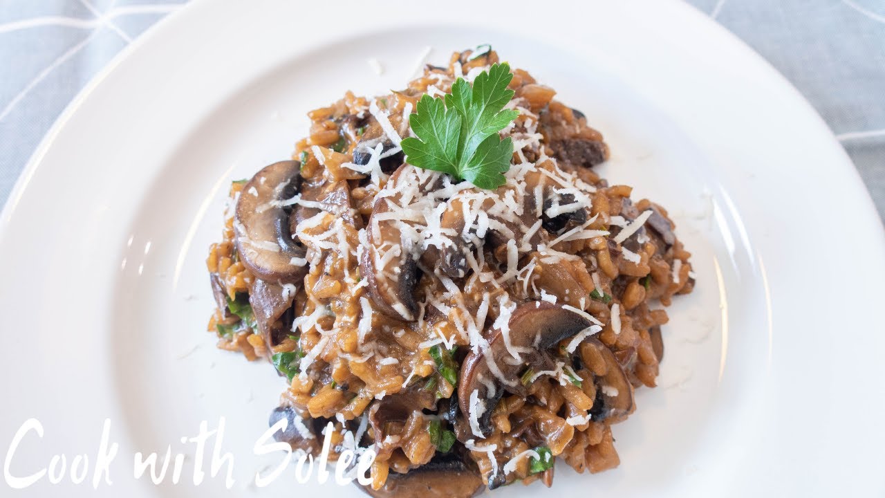 Porcini Mushroom Risotto ｜意大利牛肝菌蘑菇燉飯｜Dinner Recipes | 素食料理 ｜西餐 ｜ risotto con funghi porcini