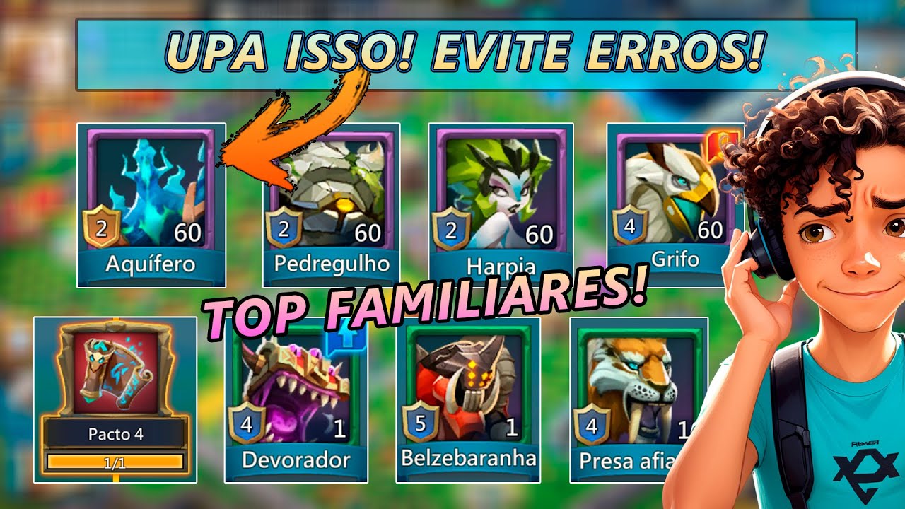 FAMILIARES NO LORDS MOBILE: O QUE UPAR PRIMEIRO? GUIA COMPLETO PRA INICIANTES!