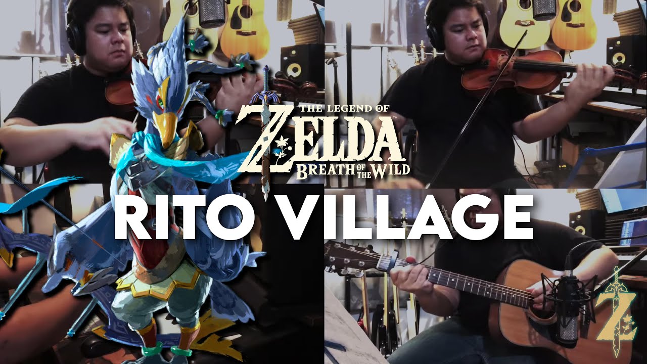 Zelda Breath of the Wild - Rito Village (cover)