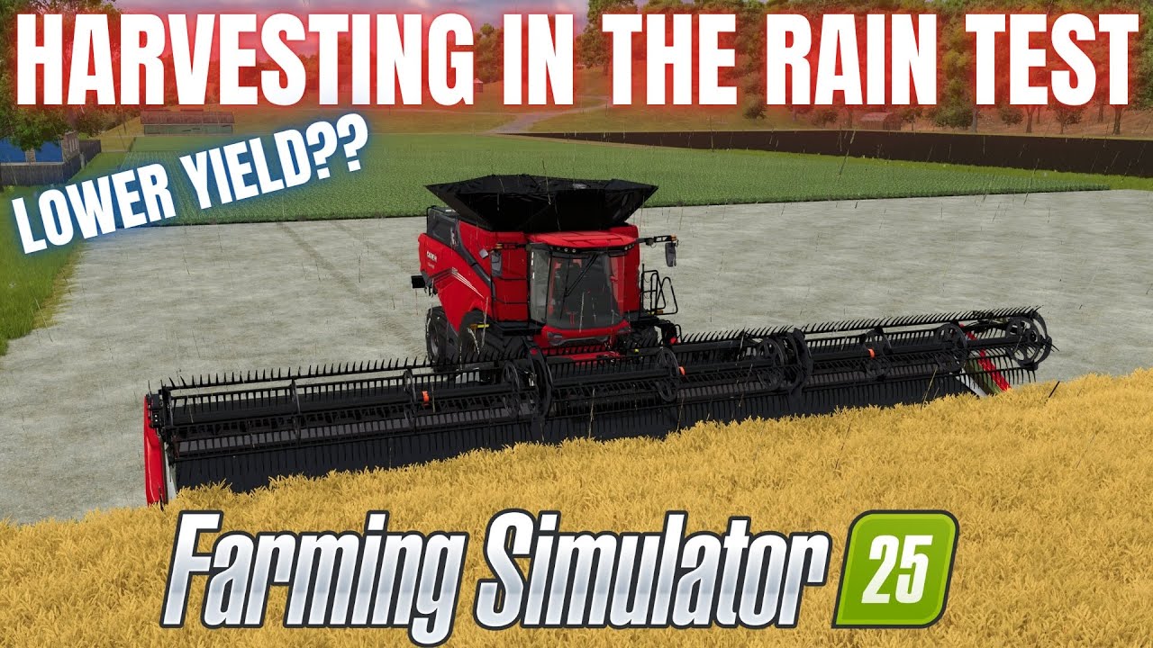 RAIN HARVESTING TEST - Farming Simulator 25