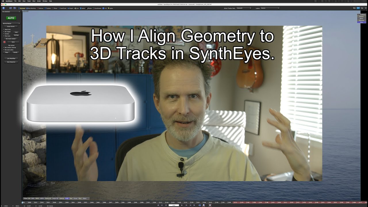 How I Align Photogrammetry to 3D Tracks in SynthEyes.