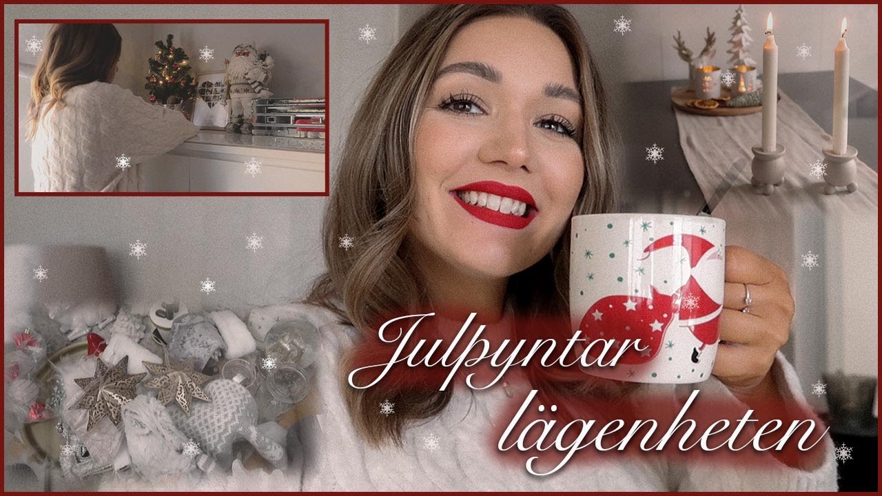 JULPYNTAR HELA LÄGENHETEN! 🎄 VLOGG 37 | AMANDA MARIN