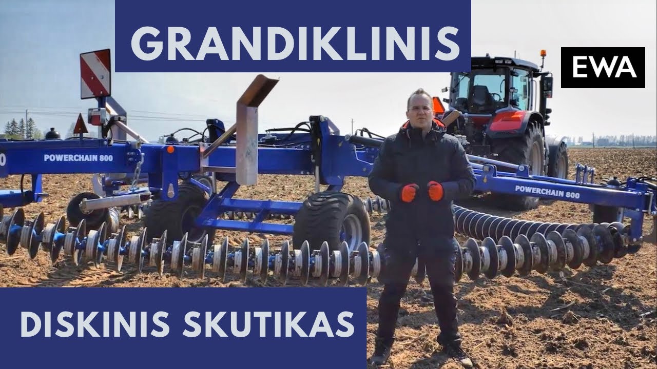 Grandiklinio diskinio skutiko DALBO POWERCHAIN 800 demonstracija