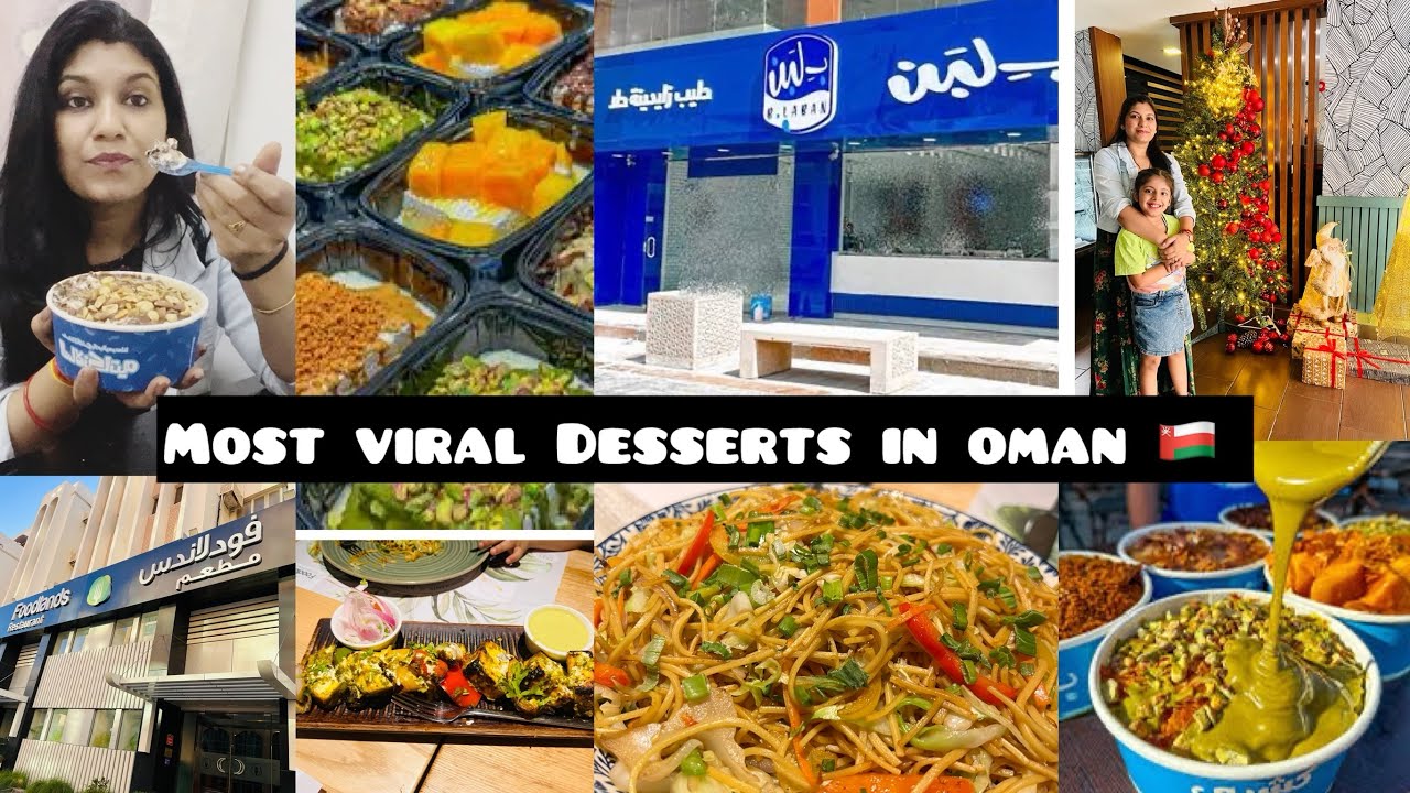 Most viral Desserts B-LABAN,Oman 🇴🇲| Indian Restaurants foodLands in Muscat 🇴🇲||
