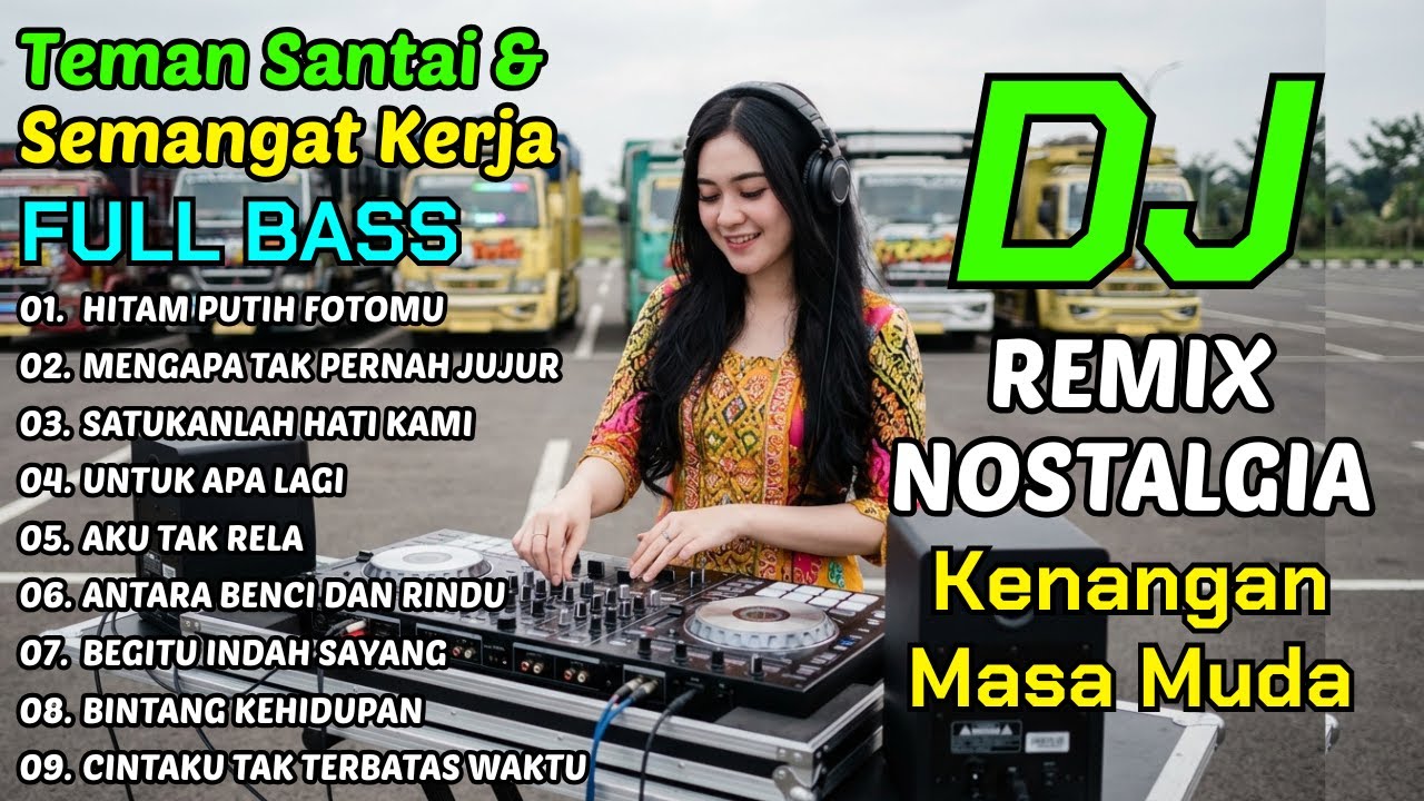 LANGSUNG MELEK - DJ NOSTALGIA KENANGAN MASA MUDA BIKIN SEMANGAT KERJA | LAGU TEMAN SANTAI
