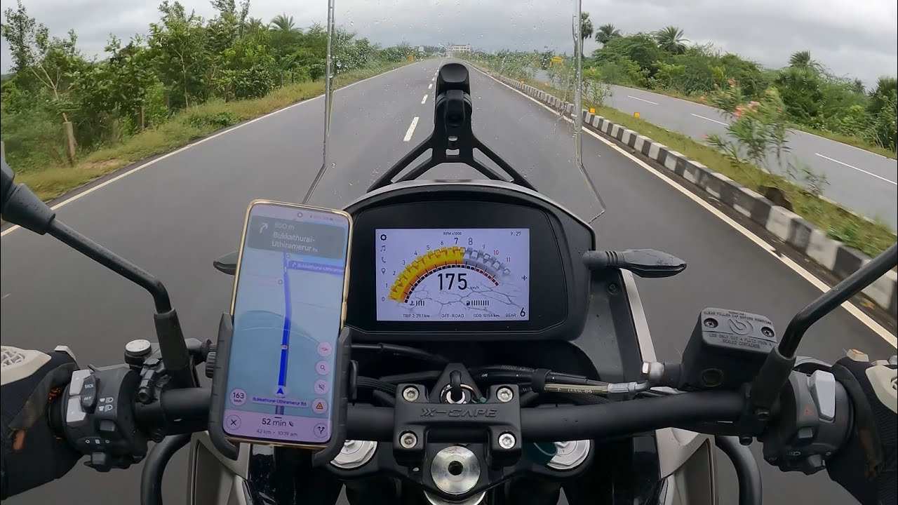 Top Speed Test on a rainy day | Moto Morini X-Cape 650 Performance Unleashed 🌧️🏍️