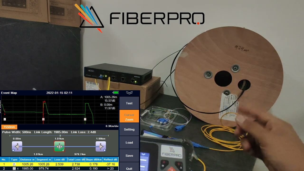 MINI OTDR FIBRA OPTICA ACTIVA  / UNICOMEC ECUADOR