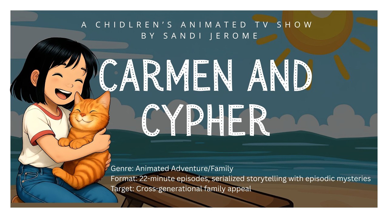 Carmen and Cypher Trailer for an animated series and books