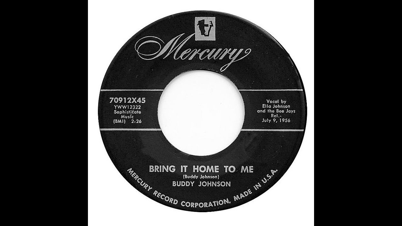 ELLA JOHNSON & THE BEE JAYS  BRING IT ON HOME TO ME