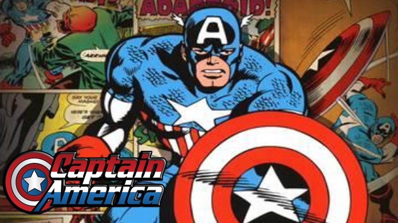 Capit&atilde;o  America- Desenho cl&aacute;ssico antigo