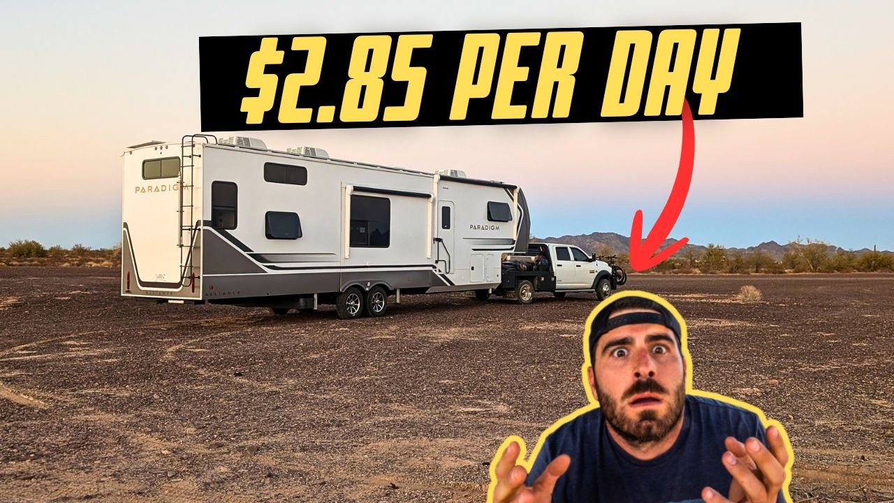 Мы жили в пустыне за 2,85 доллара в день! (Кемпинг в Юме, Аризона, Pilot Knob LTVA)
