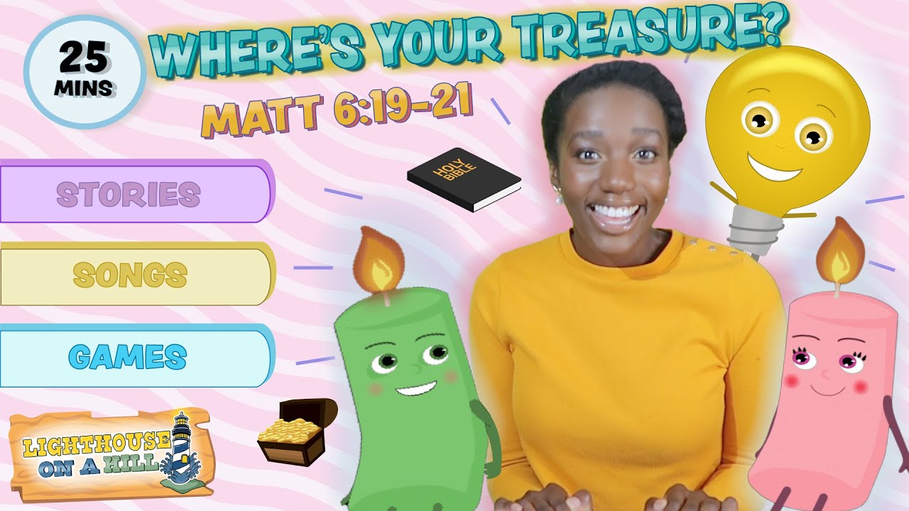 Treasure in Heaven! | Matthew 6:19–21 for Kids – Fun Bible Stories & Games | Ep 2