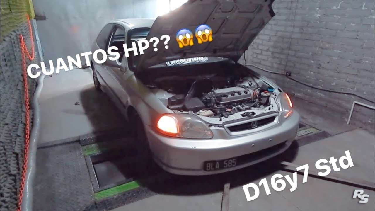 BANQUEANDO! CUANTOS HP TIENE EL CIVIC? D16Y7