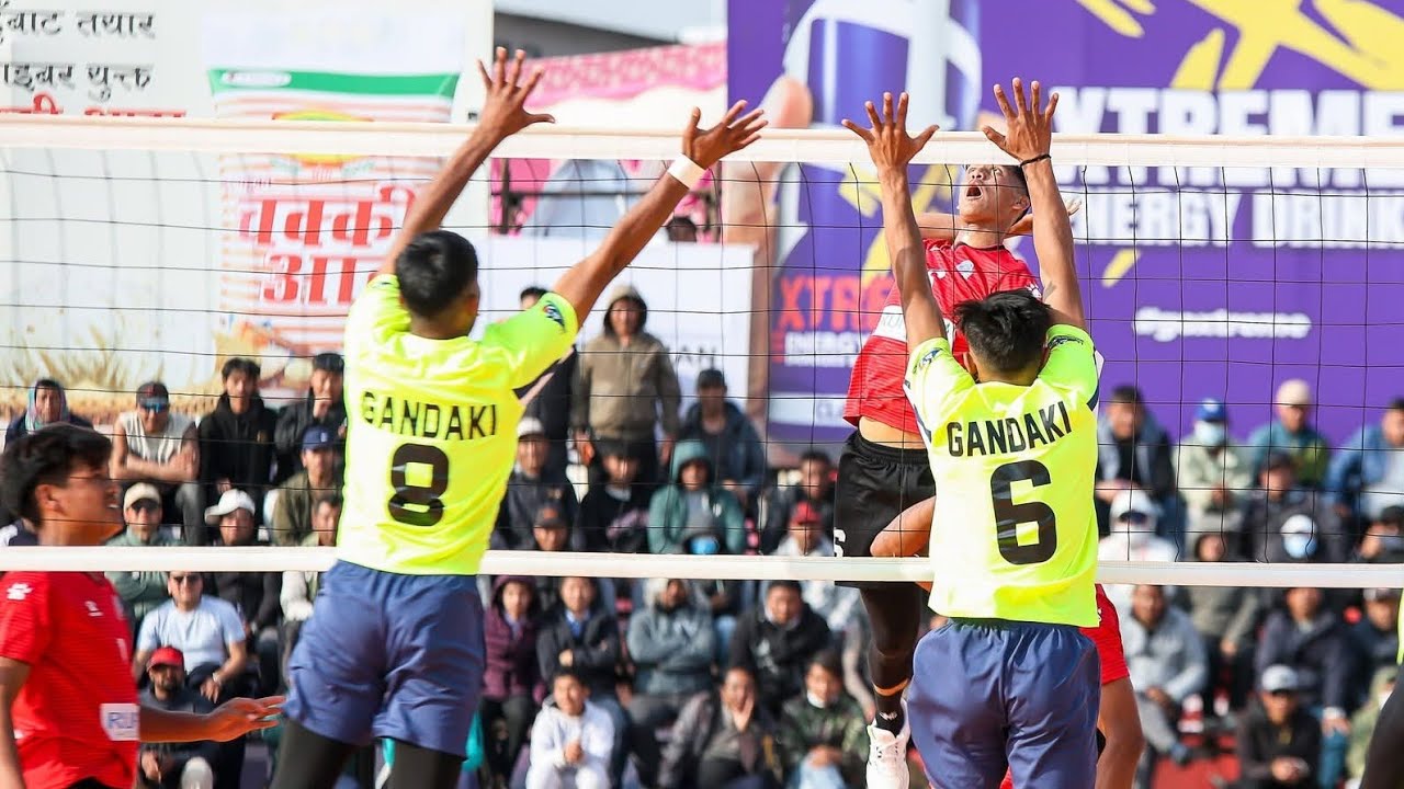 GANDAKI vs NPC🇳🇵Boom Spike Rabin,Tarki, Mustafa &Fahad🏐 VOLLEYBLL@bedbahadurgurung1@BBGurungofficial