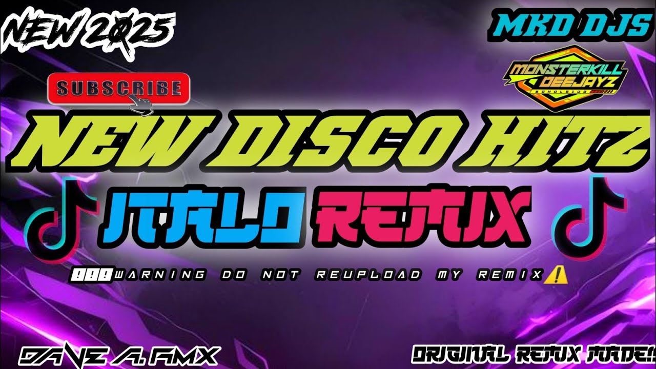 NEW 🔥 DISCO ITALO ALL REMIX NON-STOP 2025 | MEGAMIX | DJ DAVE A. RMX
