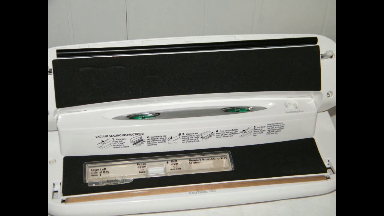 Rival Seal-A-Meal VS 105 Food Storage Saver Vacuum Sealer Sealing Machine System