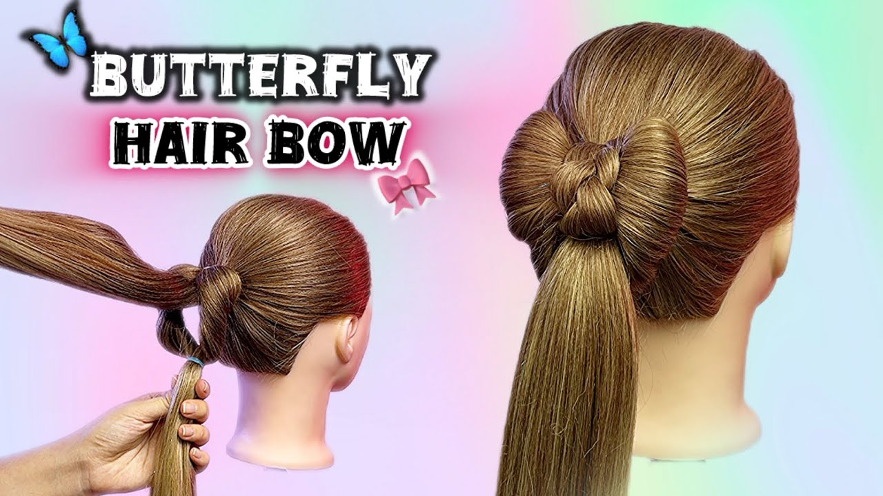 🎀Hair Bow Tutorial for Long Hair | Perfect Hairstyle for Girls & Women 🎀🦋