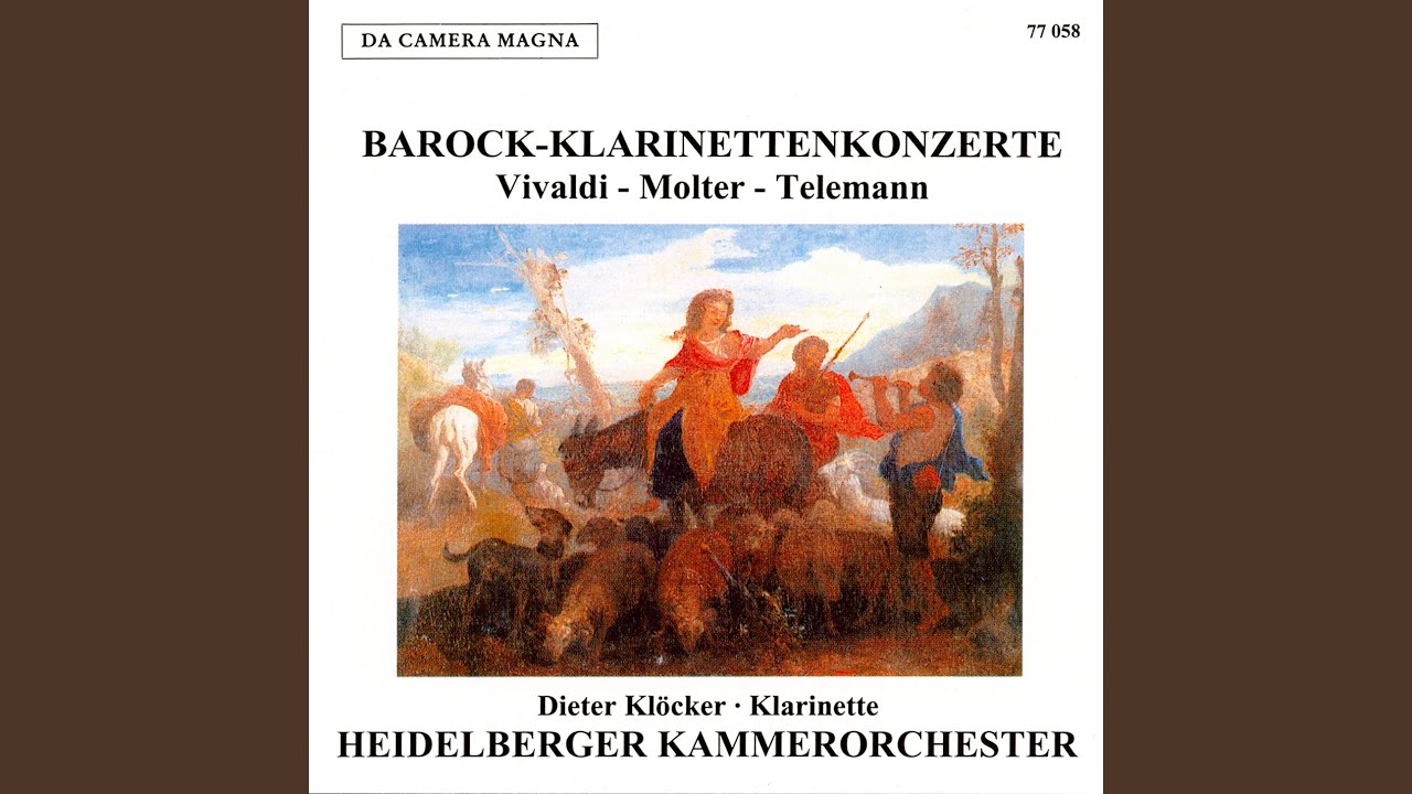 Konzert (für zwei Oboen, zwei Klarinetten, Streicher und Cembalo) in C Major, RV 74: II. Allegro