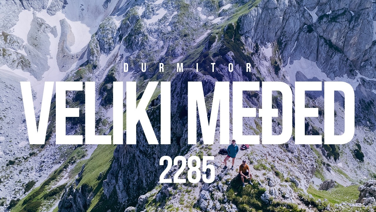 Durmitor - Veliki Međed - szczyt i lodowiec, wysokie góry, Czarnogóra