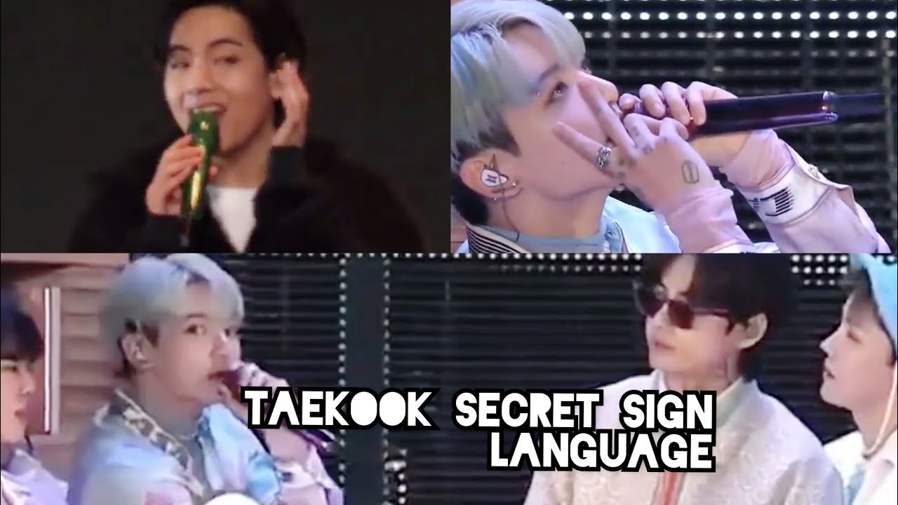 Taekook Analysis: Taekook Secret Sign Language
