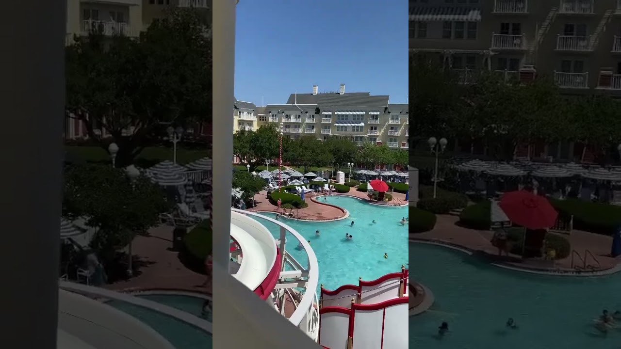 Disney&rsquo;s Boardwalk Inn Pool ! ⛱️ Disney Deluxe Resort #disneyresort #disneyvacation #disneyworld
