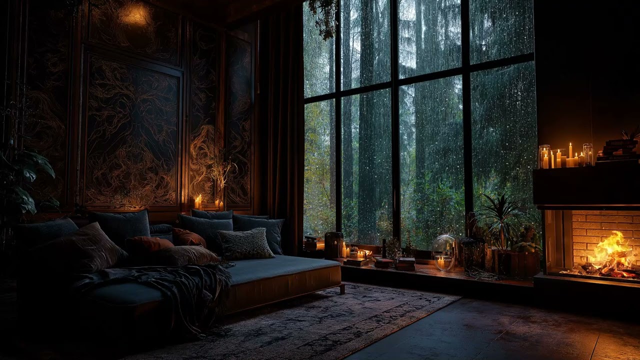 3 Hours Deep Sleep Rain 🌲 Insomnia Relief & Calm Mind Therapy