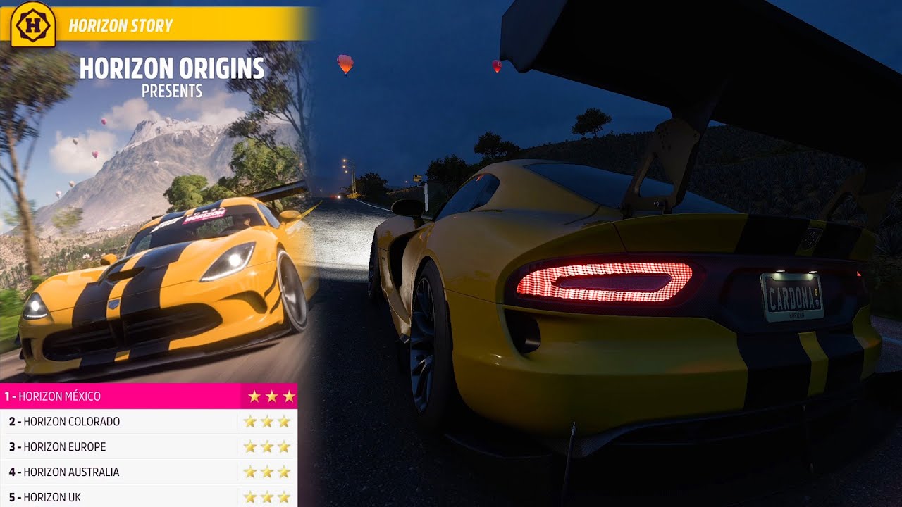 Horizon Origins Story - 3 Stars - Forza Horizon 5