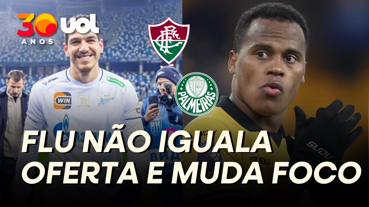 FLUMINENSE TENTOU ARIAS CIENTE QUE SÓ 'MILAGRE' PARA COBRIR OFERTA DO PALMEIRAS! 'FOCO AGORA É NINO'