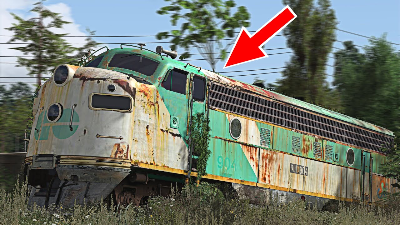 I find an old F7 Go Transit! on the Abandoned Railway