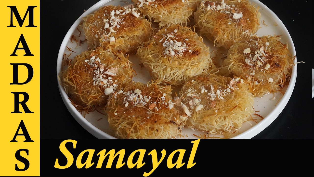 Wheat Halwa kunafa Bites Recipe in Tamil