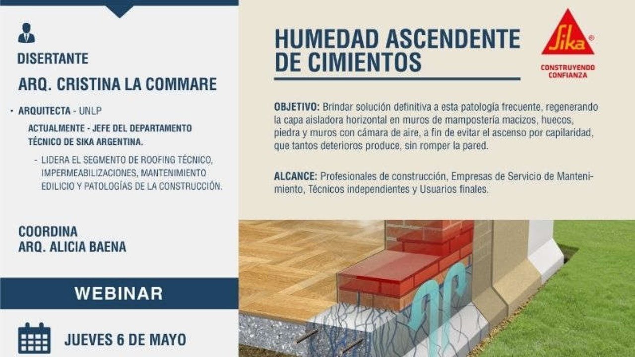 Webinar SIKA - HUMEDAD ASCENDENTE DE CIMIENTOS