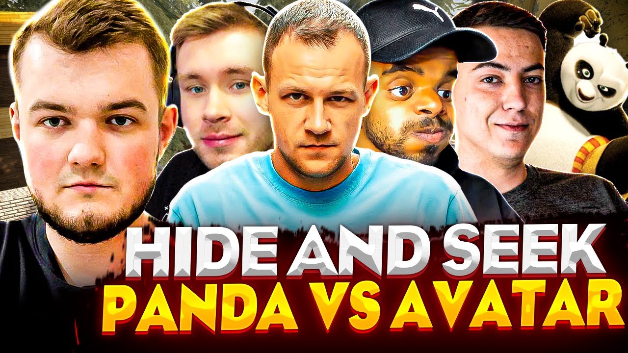 HIDE AND SEEK PANDA VS AVATAR!